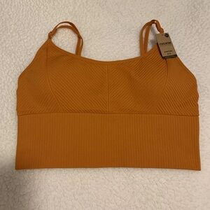 NWT Victoria’s Secret PINK Orange Sports Bra Seamless Size Medium